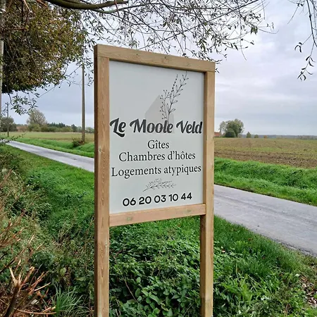 Le Moole Veld Σπίτι διακοπών Steenbecque